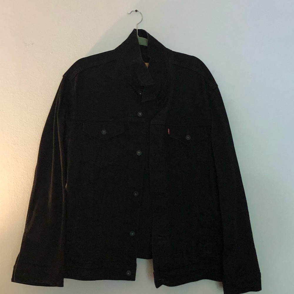 Mens XL Black Levi’s Jean Jacket